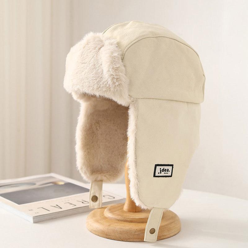 Lei Feng hat for men and women in winter thickened warm windproof and cold versatile ear protection hat Northeast outdoor cycling ski hat