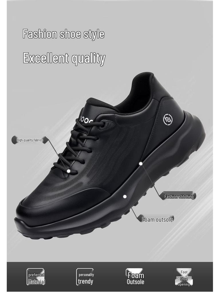 Men's Breathable Flyknit Slip-On Fall Sneakers