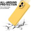 For Honor 400 5G (Global) Liquid Silicone Case Phone Back Cover with Hand Strap