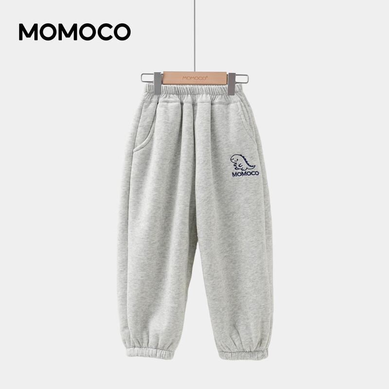 MOMOCO Boys' Fleece-Lined Dinosaur Print Sweatpants