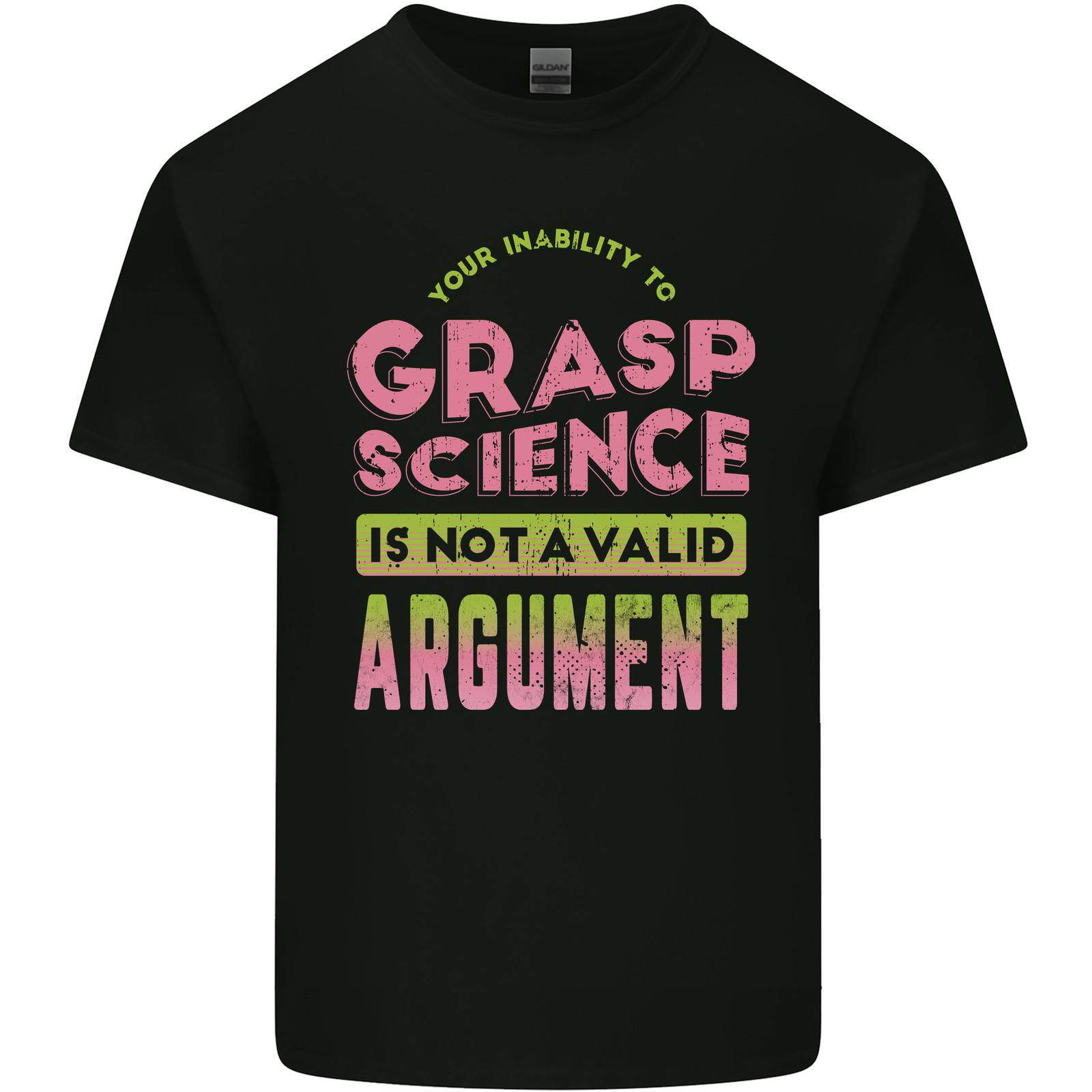Grasp Science Funny Geek Nerd Physics Maths Mens Light Cotton T-Shirt XL