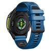 22mm silikonový řemínek pro Garmin Forerunner 970 965 955 Solar 945 935 745 Dvoubarevný sportovní řemínek náramek doplňky
