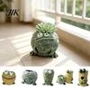 Stain-resistant Planter Animal Plant Pot, Animal-Shaped Resin Planter, Weather Resistant Flower Pot Matte Texture Container for Outdoor Indoor