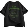 Wut verzehrt mich Frosch T-Shirt Froschteich T-Shirt Lustiger Humorvoller Frosch Stil Naturfreund T-Shirt Sommer Baumwolle Kurzarm T-Shirts