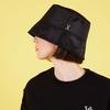 Stud Drop Over Fit Poly Bucket Hat Black [VARZAR]