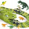 Large Race Track Dinosaur Building Blocks Dino T-Rex Track 140