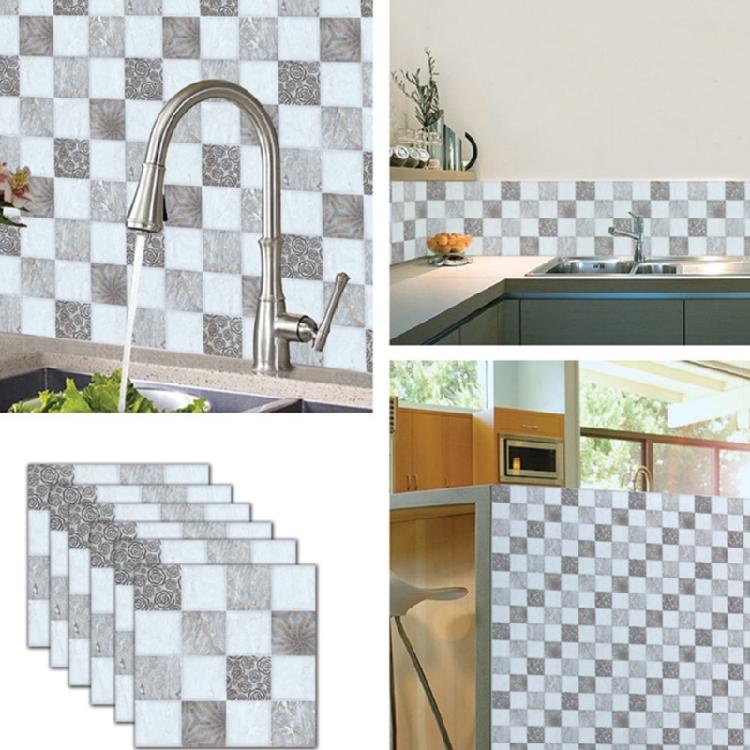 Bathroom Safety Floor Stickers 6PCS PVC Slip Proof Adhesive Wall Decals For Shower Floor Tiles Kitchen Sink Installation