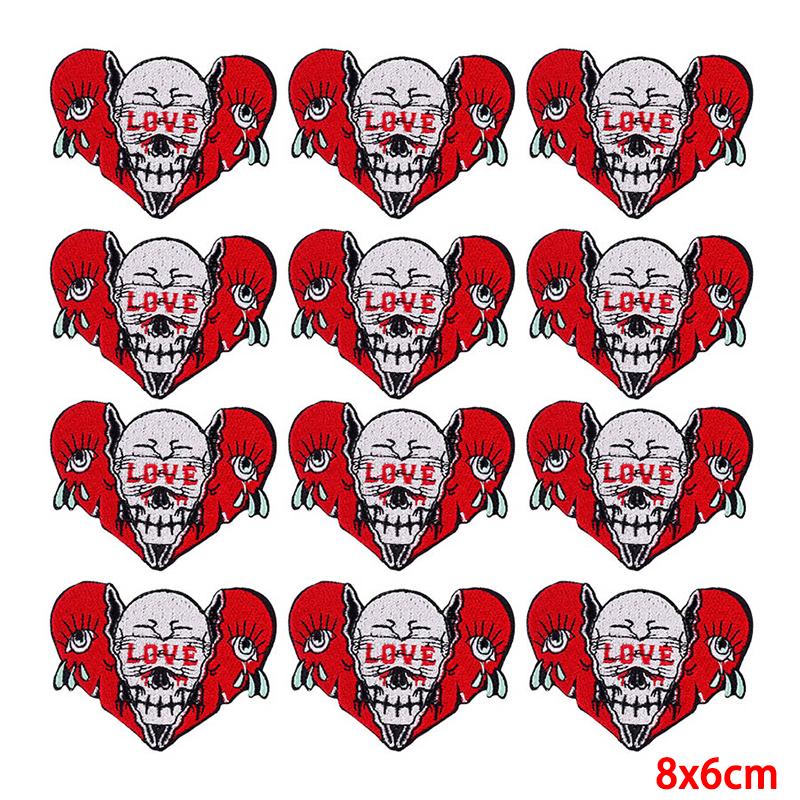 10 teile/los Großhandel Stickerei Patch Eisen Auf Patches Für Kleidung Patches Auf Kleidung Jacken Dekor Applikation Nähen Liefert