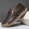 Fashion Fashionable Men's Breathable Non Slip Casual Leather Shoes for Spring Comfortable Outdoor Sports Leisure Hiking Shoes for Men