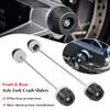 Motorcycle Accessories Front & Rear Axle Fork Crash Sliders Wheel Protector For S1000R S1000XR S1000RR 2010-2025 2023