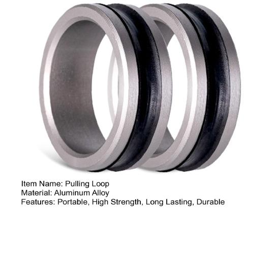 1/2Pcs Fishing Line Puller Anti-Slip Rubber Ring Durable Construction Compact Design Portable Line Pull Loop Fishing Accessories