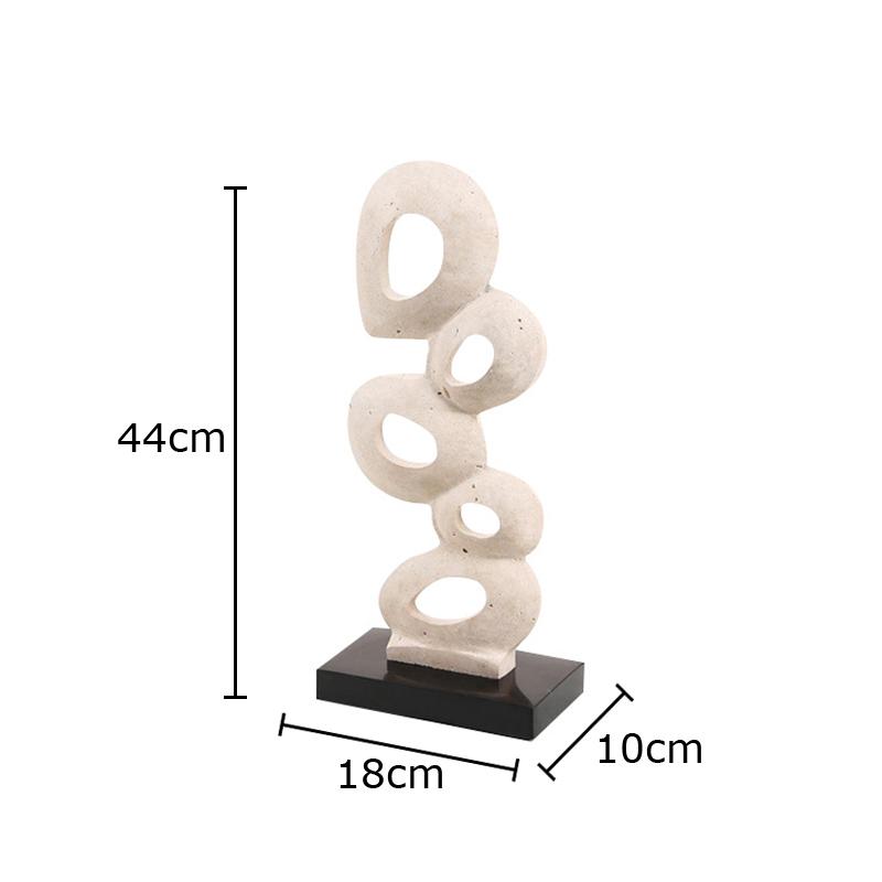 Creative Imitation Cave Stone Hollow Statue Desk Decoration Ornaments Minimalist Abstract Artwork Sculpture Room Aesthetic Decor