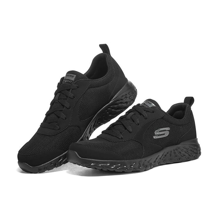 Skechers Terren Comfortable Breathable Low-Top Casual Running Shoes Men sneakers Black 8790121-BBK