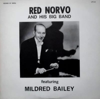 LP Record RED NORVO BIG BAND, MILDRED BAILEY - Red Norvo And His Big Band Featurin LP112 Sounds Of Swing US Jazz Used