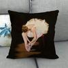 Elegant And Charismatic Dancer Series Digital Printing Short Plush Pillow Covers For Car Sofa Office Cushion Cover Home Goods