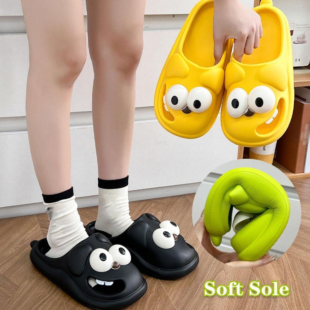 Pantofole Cane Occhi Grandi in PVC Design Divertente Pantofole Cartone Animato Pantofole Bacio Lingua Pantofole da Casa