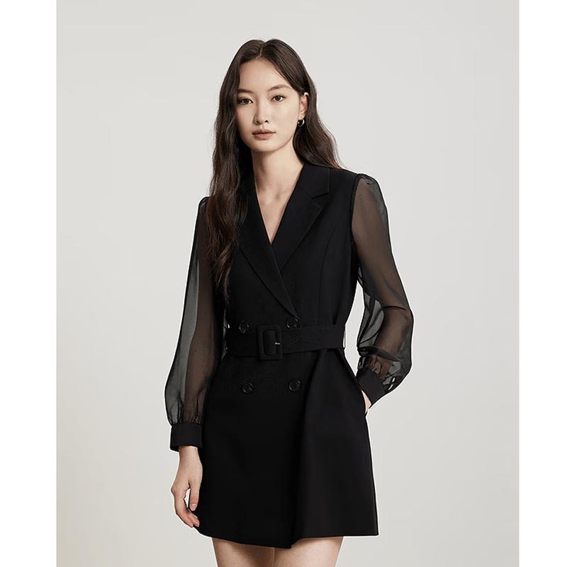 Women s Slimming Mid-Length Lapel Trench Coat 2XL