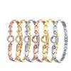 Diamond-in Water Drop Magnet Bracelet Adjustable Women's Magnetic Health Bracelet