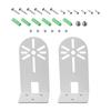 Upgrade Your Home Security Setup with These Sturdy Metal Wall Mounts for the For Eufy Indoor Camera Models Set of Two