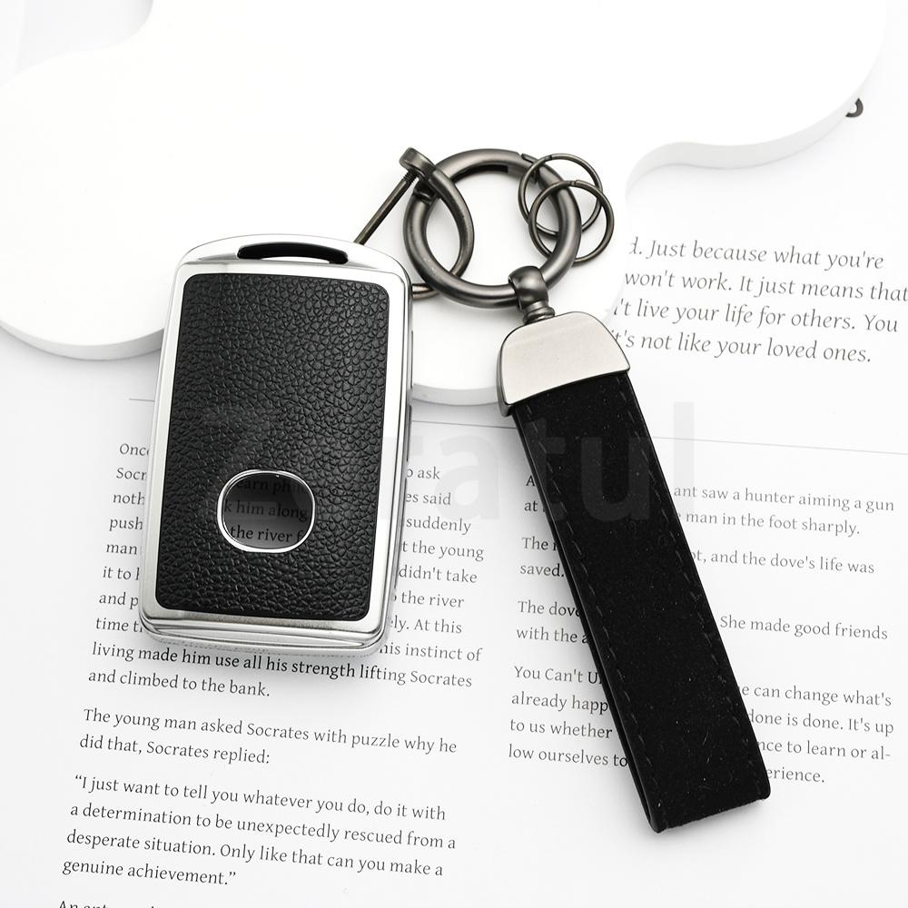 Tpu Leather Auto Shell Fob Holder Car Key Case Cover For Mazda Cx-5 Cx-8 Cx-9 3 Alexa Cx-30 Cx-4 Remote Keyless Accessories