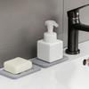 Bathroom Countertop Soap Toiletries Absorbent Mat Rectangular Soap Holder Bathroom Supplies Diatom Mud Soap Dish Quick-Dry Pad
