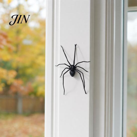 Spooky Spider Decoration 3D Fridge Magnet, Realistic Magnetic for Halloween Party Supplies Refrigerator, Car Surface, Garage Door, Parties,