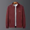 ROMON Men's Fleece Stand-Collar Casual Jacket