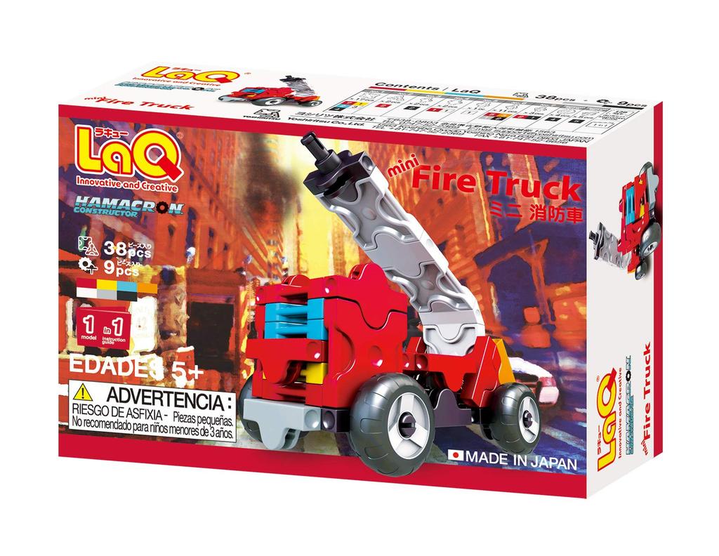 Yoshiritsu LaQ Hamacron Constructor Mini Fire Truck