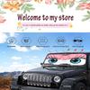 Popular Cute R-Rilakkuma Car Windshield Funny Sun Shade Foldable UV Ray Sun Visor Protector Sunshade For Front Window