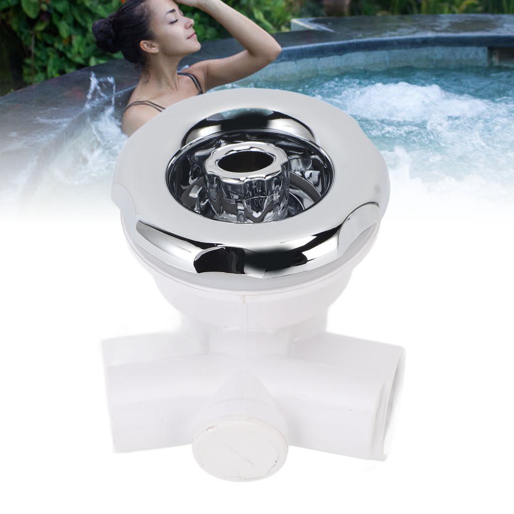1-1/2in Bathtub   Nozzle     Spa   Replacement with   Effect, Stainless Steel and PVC Material, sy Installation for Hot Spring