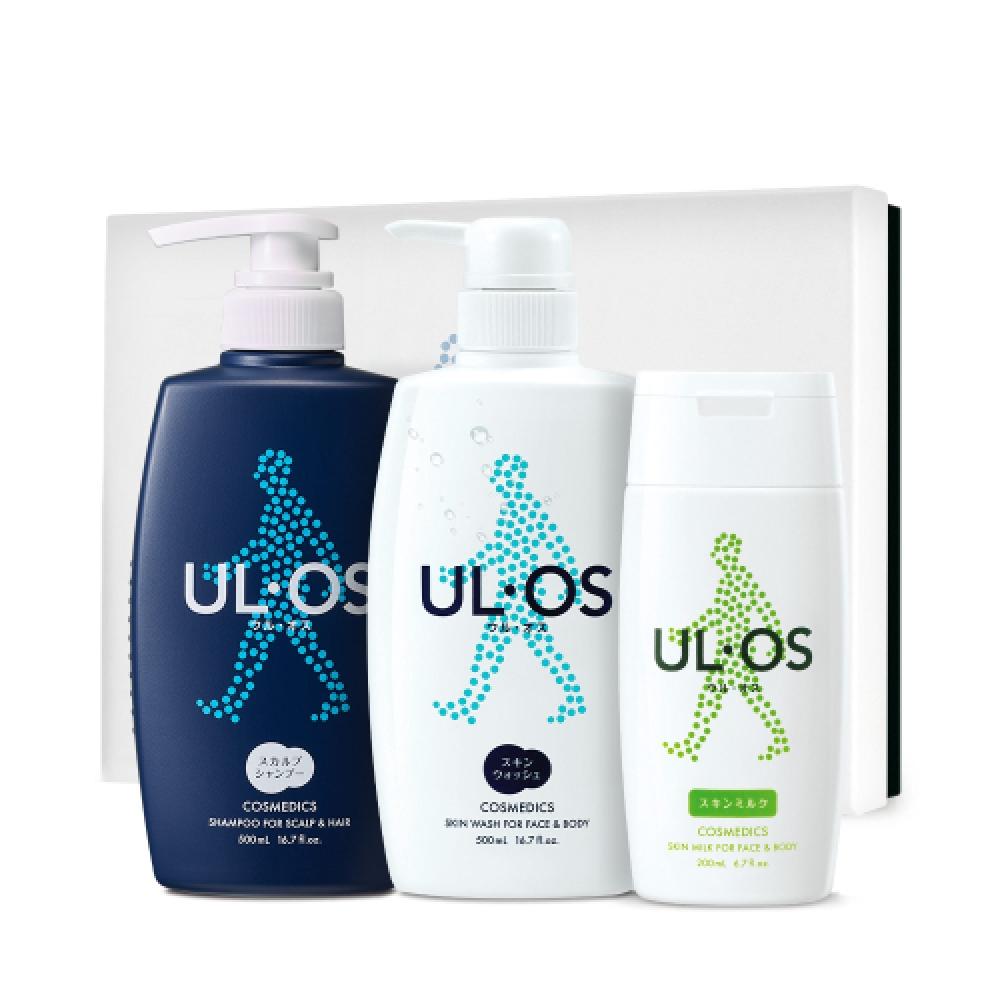 Ulos Total Skin Care 3 Piece Set Dry Skin  New Model FREE