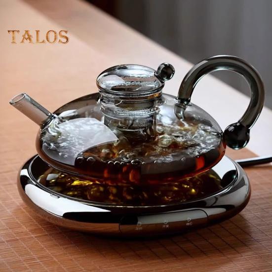 Glass Tea Pot with Removable Tea Brewer Filtration Heat Resistant Glass Teapot for Loose Leaf Tea Stove Microwave Safe BPA-Free Tea Infuser Pitcher