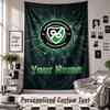 Wall Hanging Tapestry With Custom Name & Text, Hannover 96 Decorative Tapestry For Bedroom