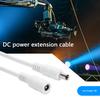 1-10PCS DC 12V Extension Power Cable 0.5/1/2/3/5/10m Power Extension Cord Cables for Wifi/AHD/IP Security Cams CCTV Camera