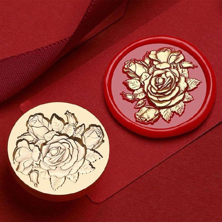 Brass Stamp Sealing Head for Envelopes Invitation Greeting Card Decorations Gift