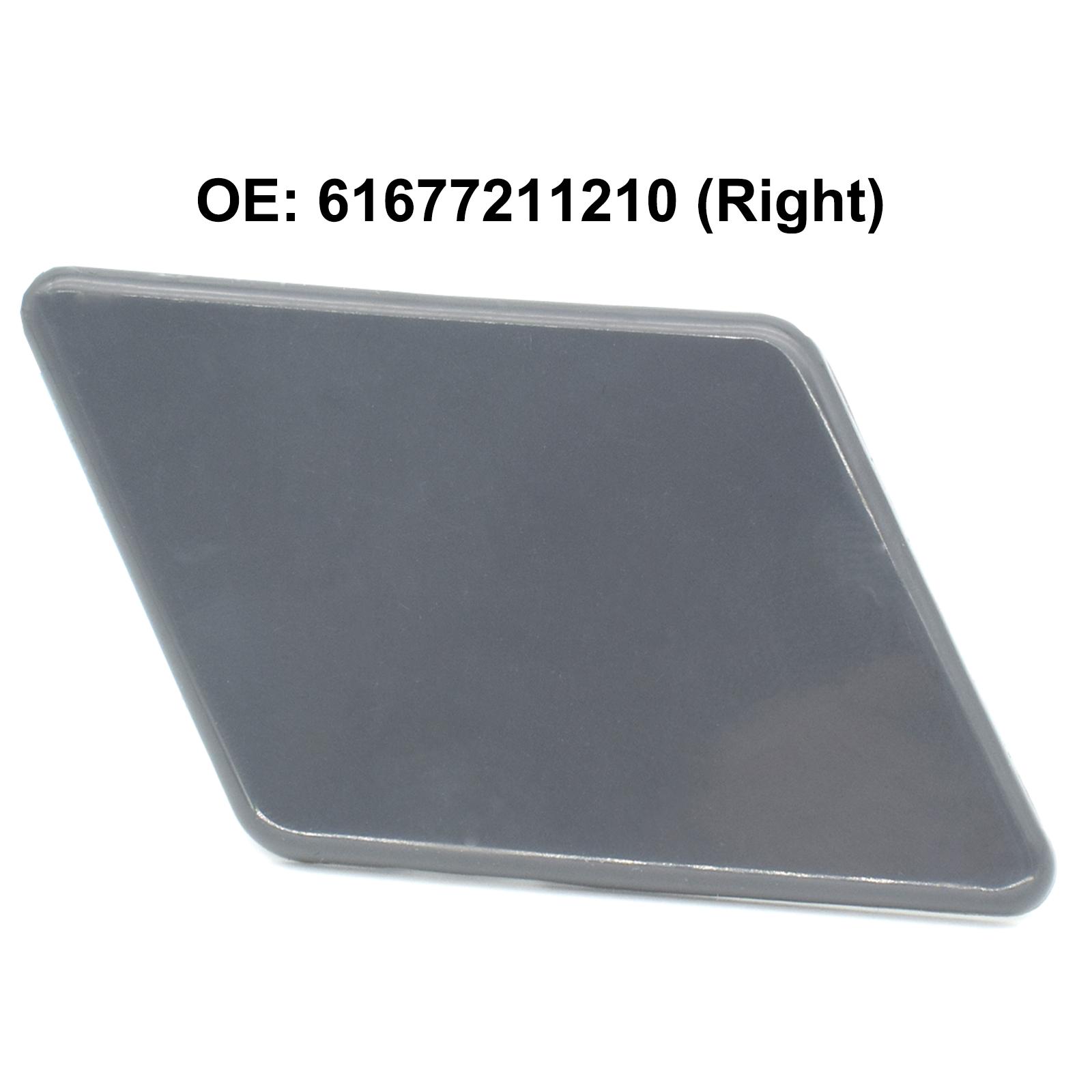 

Headlight Washer Nozzle Cover Front Bumper Cap RH LH Unpainted For BMW E90 E91 325i 320i 335i 328i 352xi 61677211209 61677211210 Right