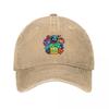 Geometry Dash Old School Gaming Cappellino da Baseball Casual Cappelli Snapback Regolabili per Donne Unisex Cappello Parasole