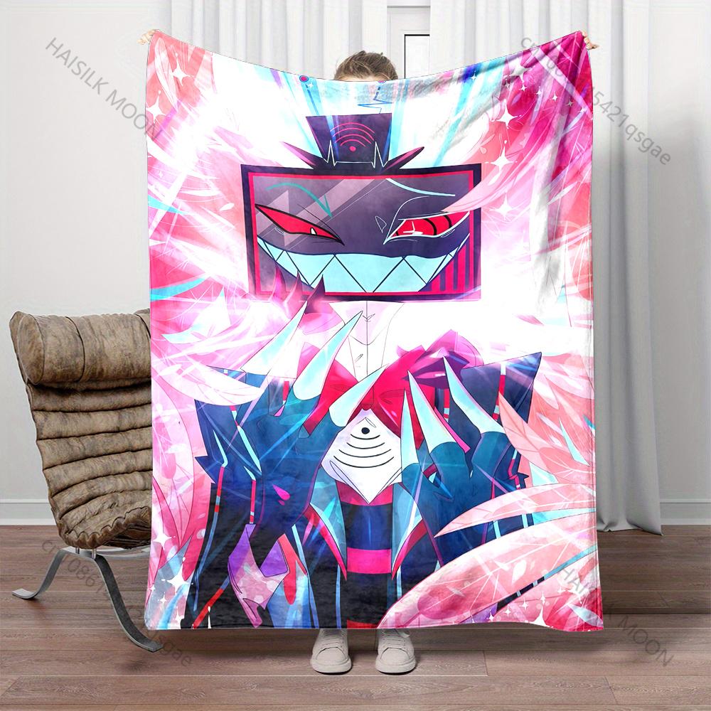 Multiple Sizes Classic Games TV Man Cartoon Printed Blanket Warm Soft and Comfortable Home Travel Sofa Bedding Cover Blanket