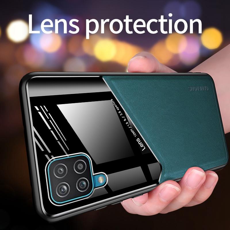 Luxury PU Leather Phone Case For Samsung Galaxy M23 M33 M53 5G Back Cover Silicone Case For Samsung M12 M22 M32 M52 M62 A12 A22