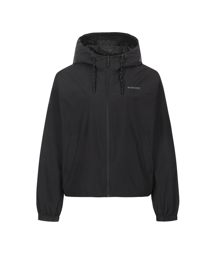 Discovery Expedition Women'S Vertex 2L Outdoor Crop Jacket (Black)