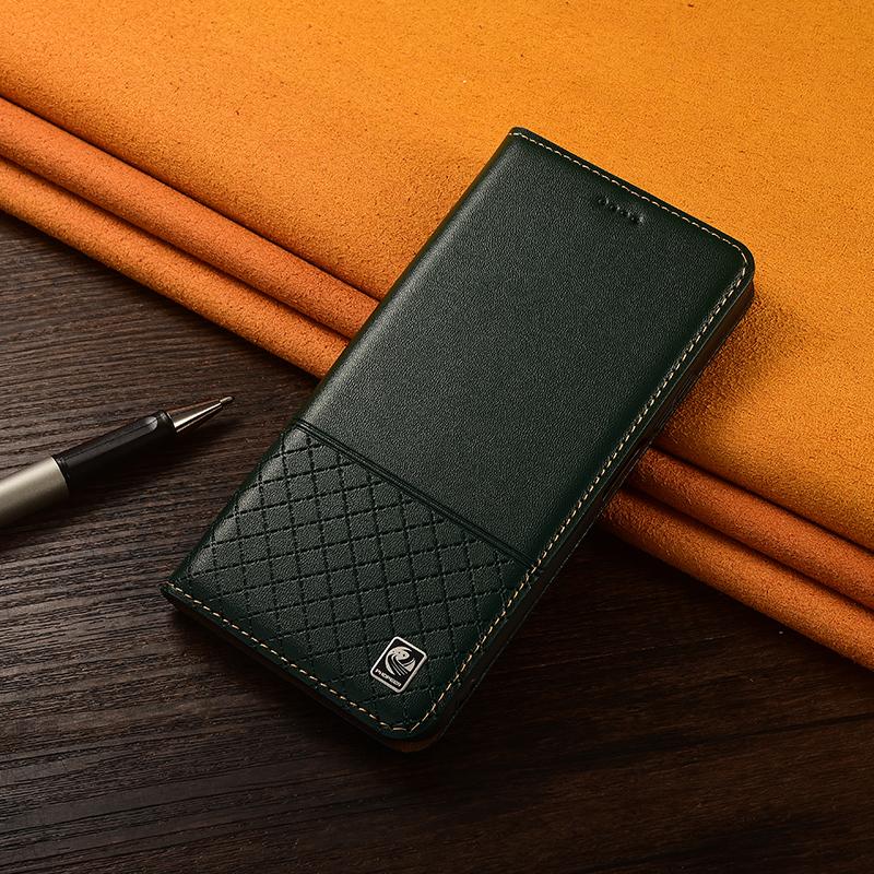 Genuine Leather Case For Samsung Galaxy A55 A56 A35 A36 A15 A16 A17 A25 A26 A54 A34 A24 A14 A73 A53 5G Flip Wallet Phone Cover