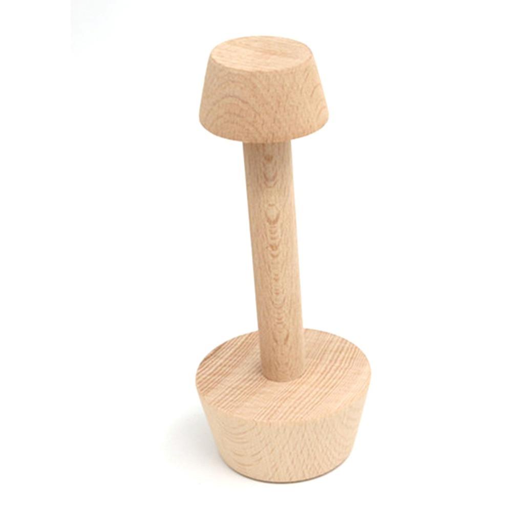 

Baking Tool Double Side Egg Tarts Tamper Portable Wooden Pastry Pusher Ergonomic Handle DIY Egg Tart Mold Dessert чёрный