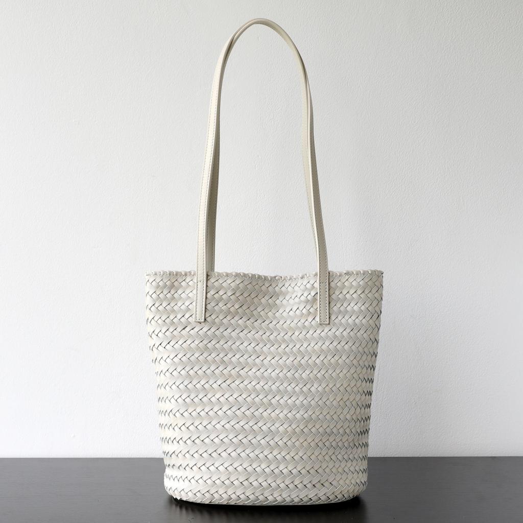 Öffentlich Leichte Lammleder Handgefertigt Gestrickte Achseltasche Schlichtes Design Echtes Leder Handtasche