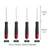 Car Auto Vehicle Oil Seal Screwdrivers Set O-Ring Seal Gasket Puller Remover Pick Hooks Tools Sealing Repair Tools 16cm 4Pcs