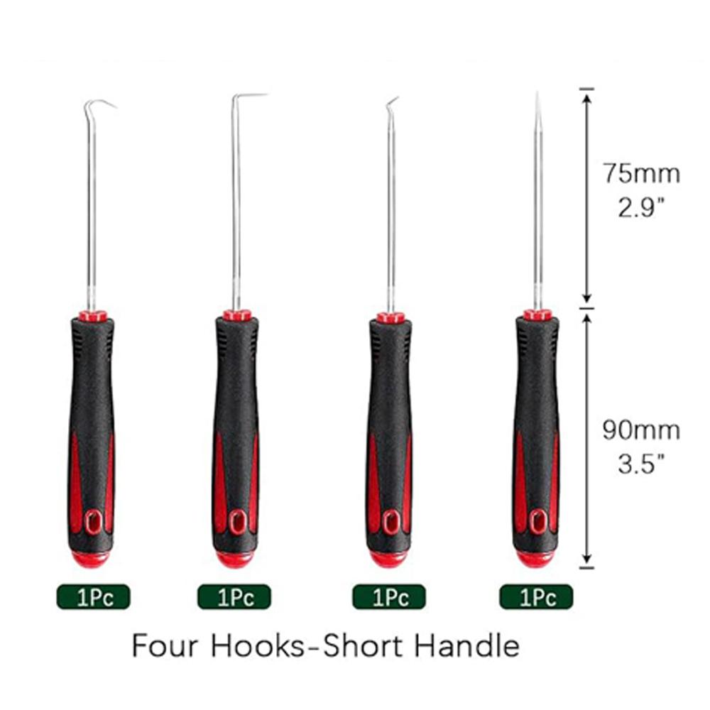 

Набор отверток для сальников автомобильных автомобилей, съемник для прокладок уплотнительных колец, крючки, инструменты для ремонта уплотнений 16 см, 4 шт.