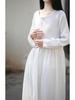 Women's Double-Layer Cotton and Linen Retro Long Dress - Cool, Gentle Style, Available In 4 Colors