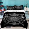 Viking Ship At Sea 3PCS Bedding set,Ideal for 1pc Duvet Cover And 2pcs Pillowcases Perfect for Fan gift,Ideal for Bedroom, Dormitory