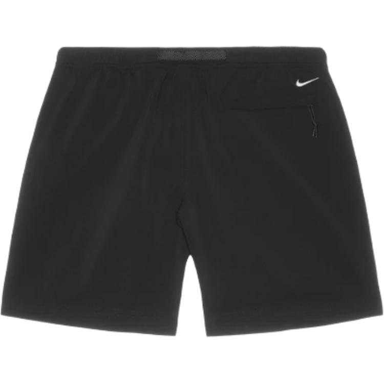 Nike ACG Logo Belted Nylon Straight-Leg Shorts Black Men Streetwear FN2430-010