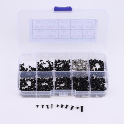 500PCS Boxed Laptop Computer Screws Set Universal Screw M2 M2.3 M3 Phillips Countersunk Screw Set