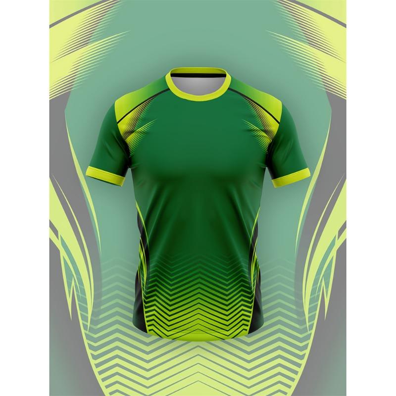 Stripe Design Football Jersey T Shirt For Short Sleeve Sports Training Top Quick Dry Soccer Uniform Style Summer Outdoor